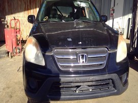 2005 HONDA CR-V, BLACK, EX MODEL, 2.4L, AT. AWD.  A26241